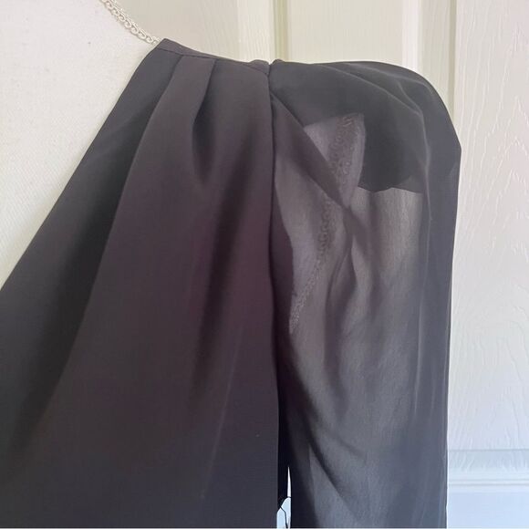 Ronny Kobo Trina Long Sleeve Blouse Black Small NWT MSRP $368 - Picture 3 of 8